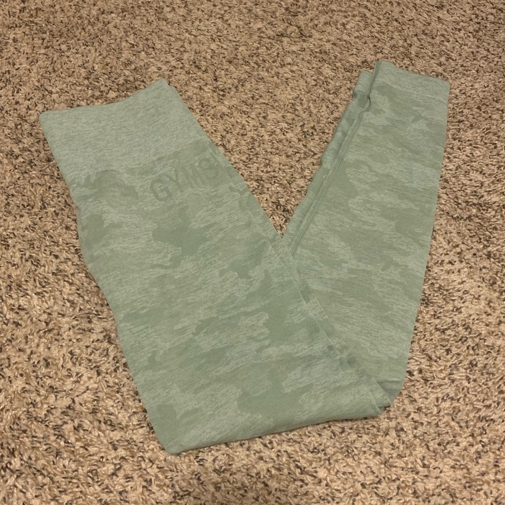 Gymshark camo scrunch leggings